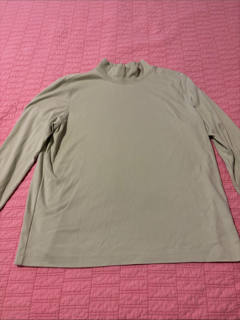 Light Sage Field Gear Mock Neck Long Sleeve Top - Women